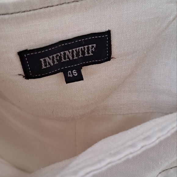 Linen blend vintage skirt - Picture 4 of 4